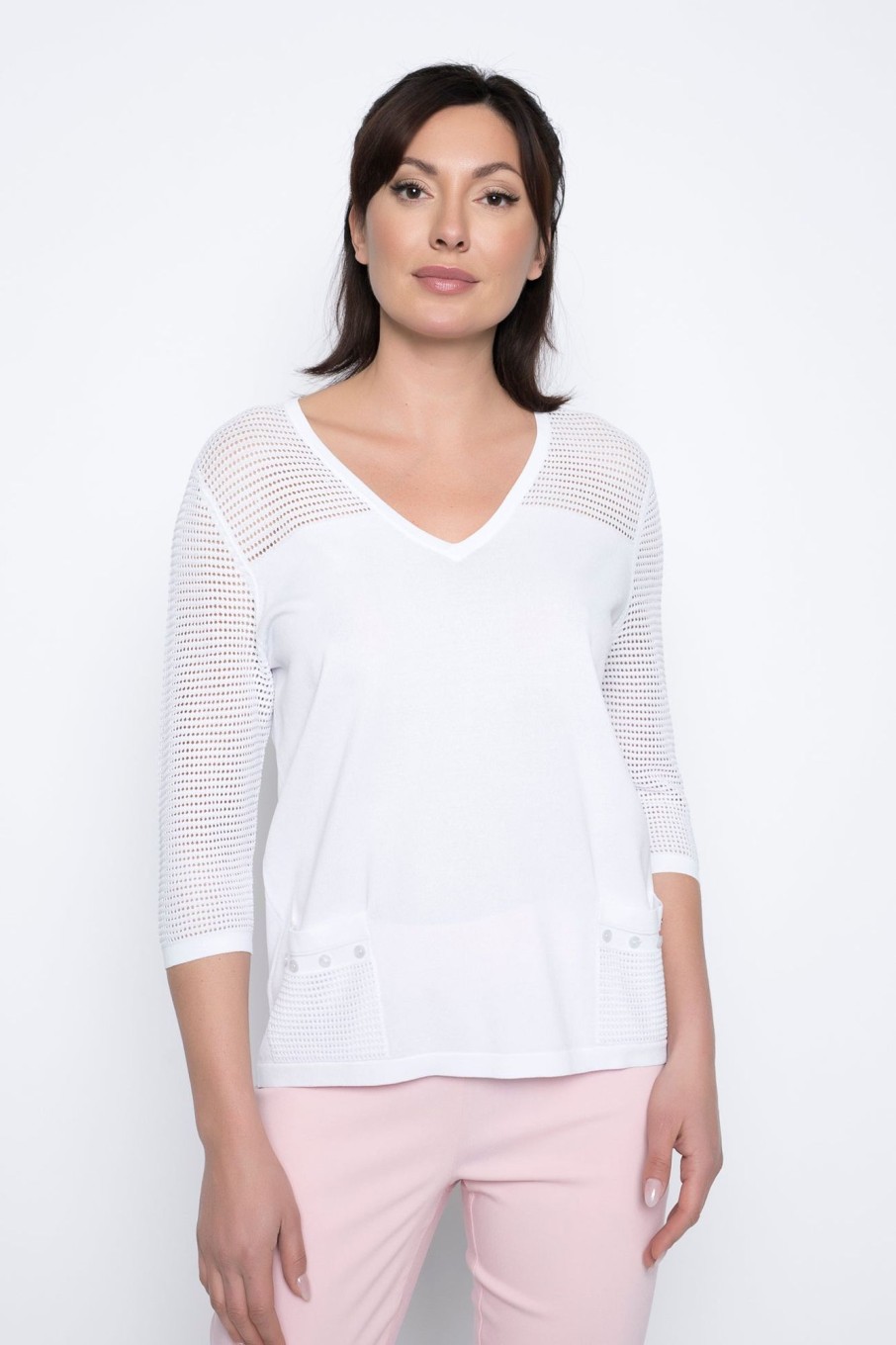 Picadilly Canada | V-Neck Top With Pockets