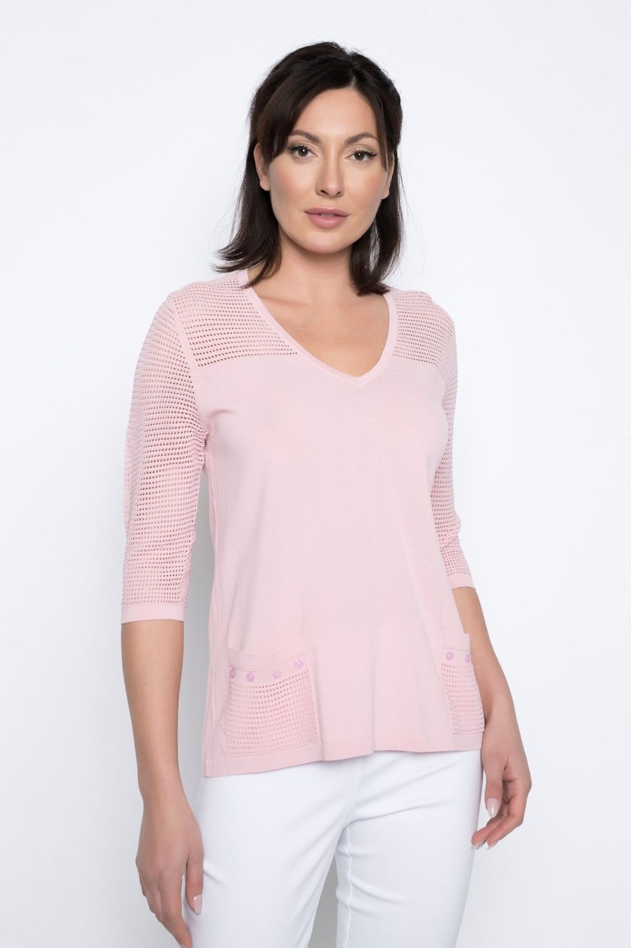 Picadilly Canada | V-Neck Top With Pockets