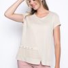 Picadilly Canada | Short Sleeve Top With Buttons