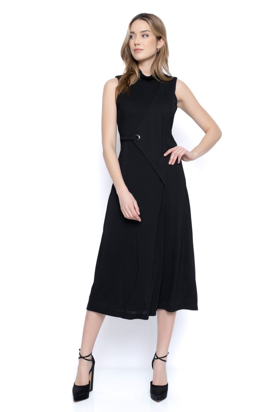 Picadilly Canada | Mock Neck Sleeveless Dress