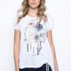 Picadilly Canada | Embellished Drawstring Top Denim Multi