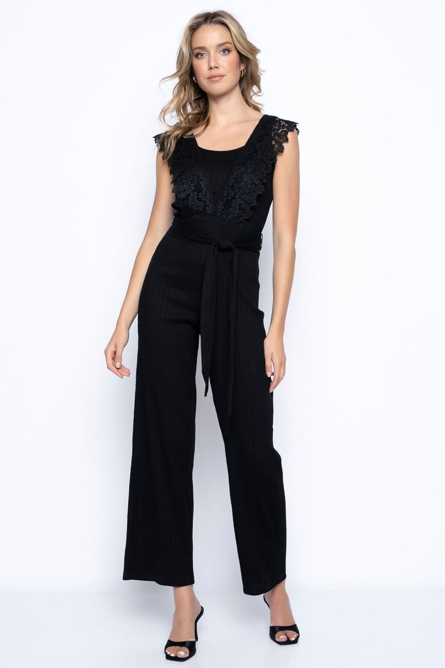 Picadilly Canada | Lace Trim Jumpsuit