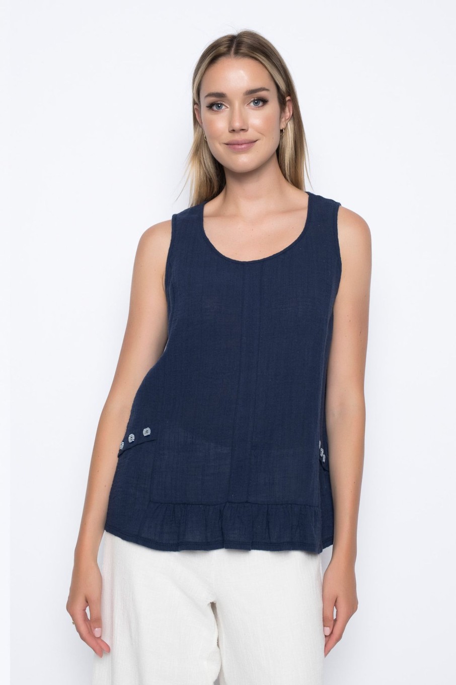 Picadilly Canada | Ruffle Hem Tank