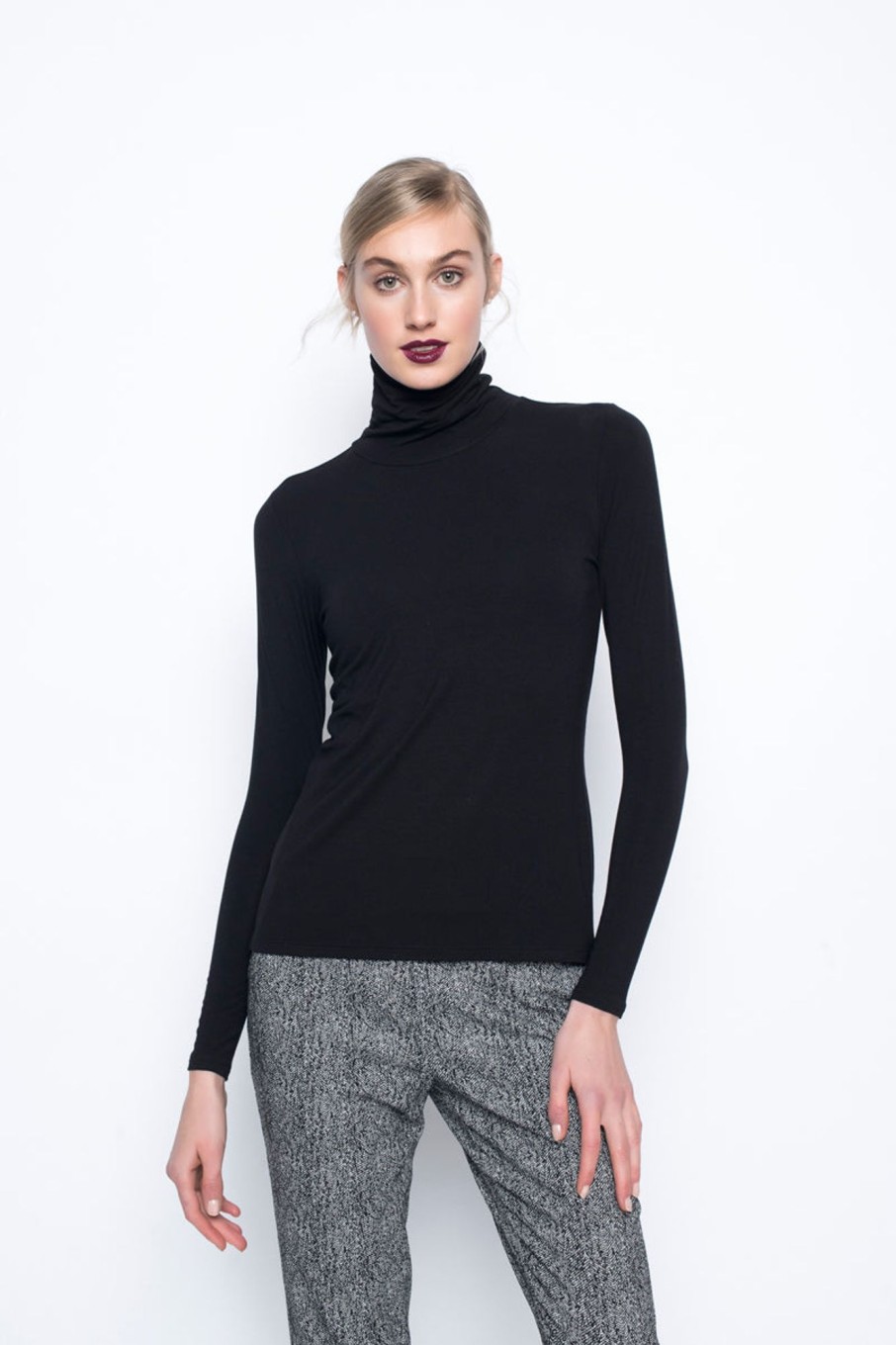 Picadilly Canada | Long Sleeve Turtleneck Top