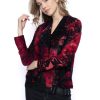 Picadilly Canada | Side-Zip Jacket Crimson Multi