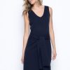 Picadilly Canada | V-Neck Dress With Waist Tie