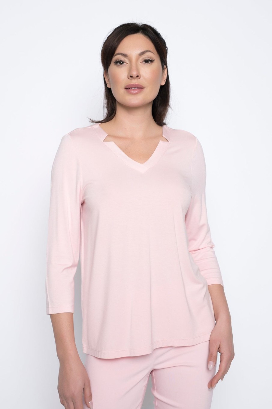 Picadilly Canada | Notched Collar Top With Straps