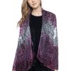 Picadilly Canada | Open-Front Jacket Magenta Multi