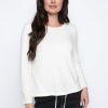 Picadilly Canada | Button Trim Top With Drawstring