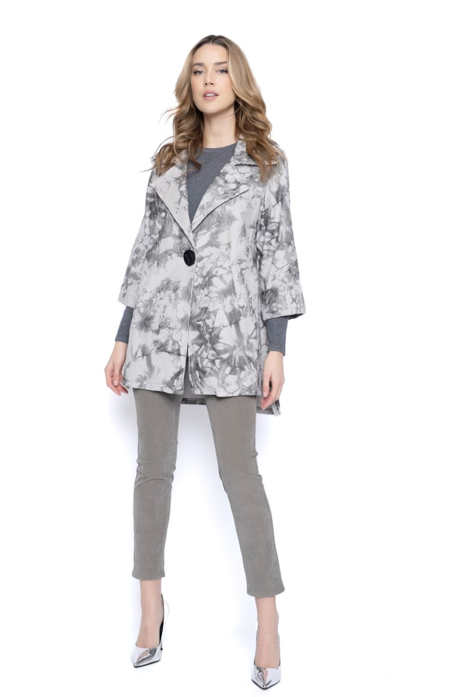 Picadilly Canada | One Button Jacket Grey Multi