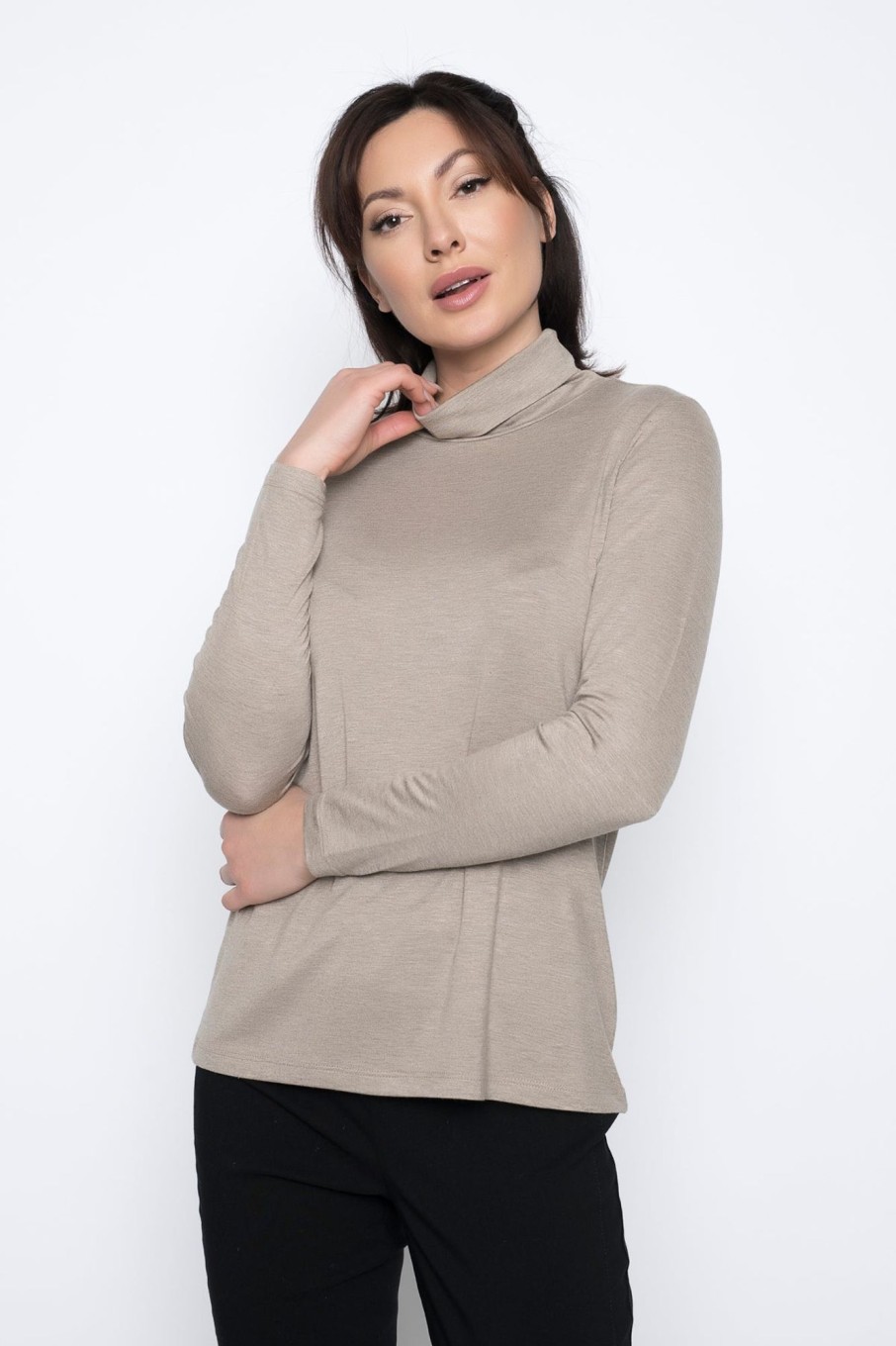 Picadilly Canada | Long Sleeve Turtle Neck Top