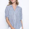 Picadilly Canada | Stripe Blouse Indigo/White