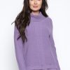 Picadilly Canada | Button-Trim Turtle Neck Sweater Top