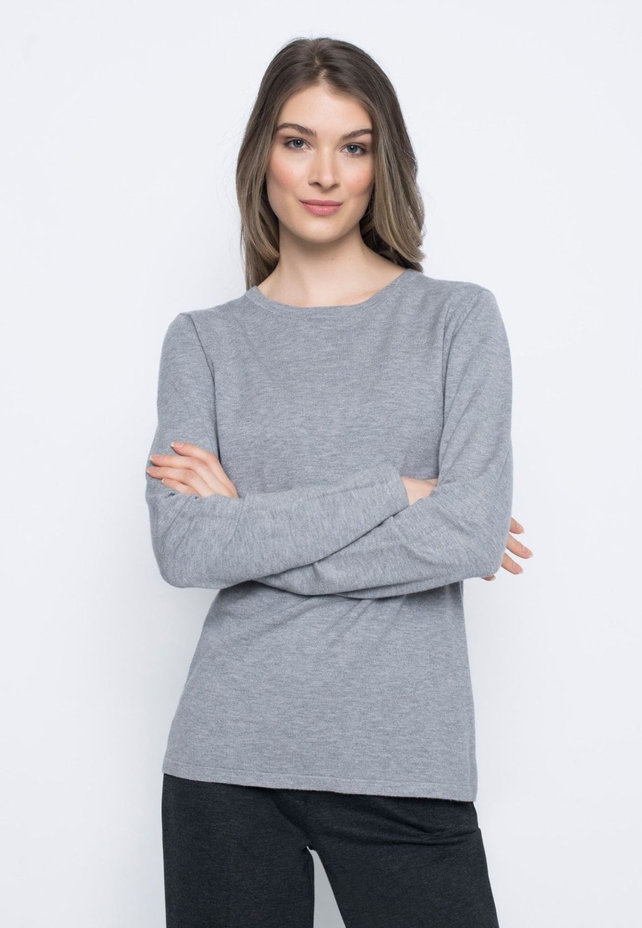 Picadilly Canada | Long Sleeve Crew Neck Top