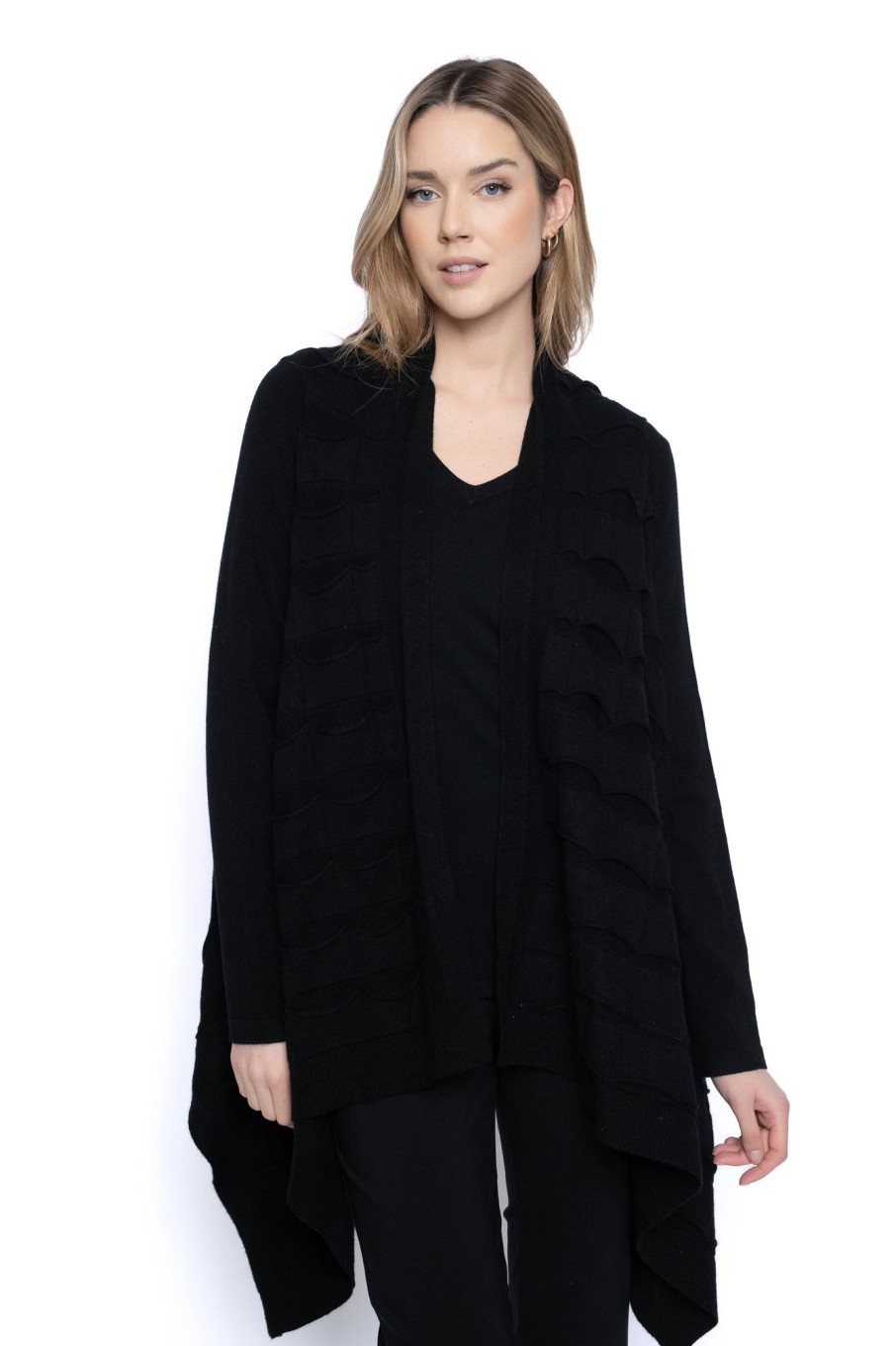 Picadilly Canada | Textured Open-Front Jacket