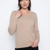 Picadilly Canada | Long Sleeve V-Neck Top