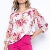 Picadilly Canada | Peasant Blouse Wild Orchid Multi