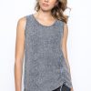 Picadilly Canada | Ruched Drawstring Tank Dove