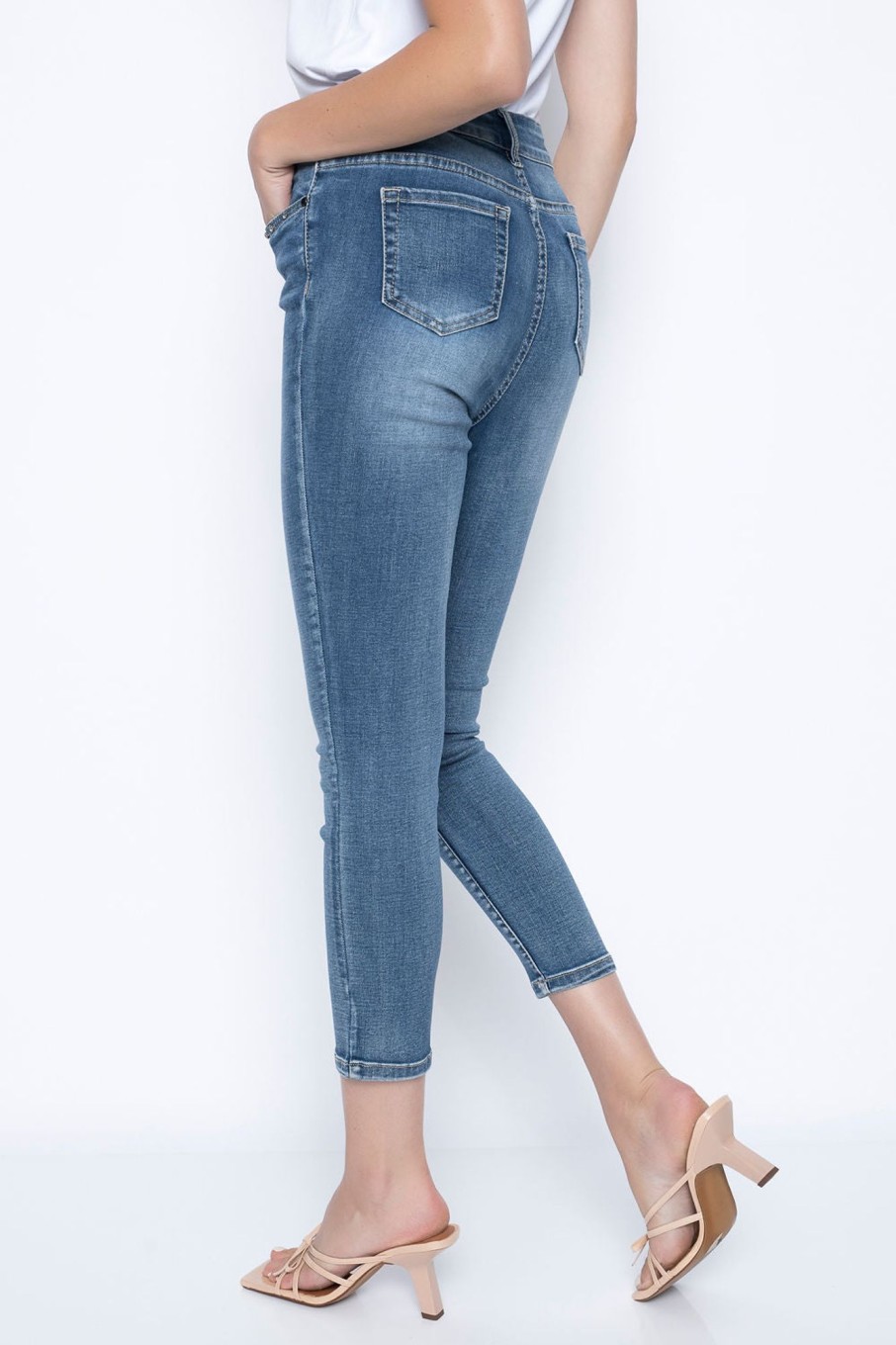 Picadilly Canada | Stone Embellished Jeans Denim