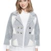 Picadilly Canada | Double-Breasted Sweater Jacket Grey/Off-White