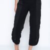 Picadilly Canada | Zipper Trim Bubble Hem Pant Black