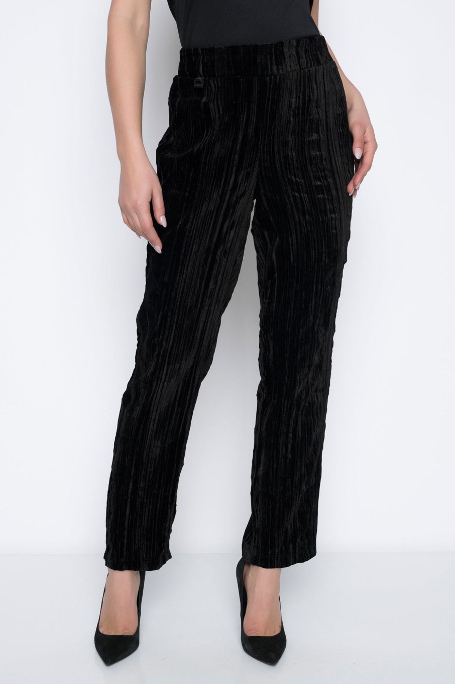 Picadilly Canada | Pull-On Straight Leg Pant Black