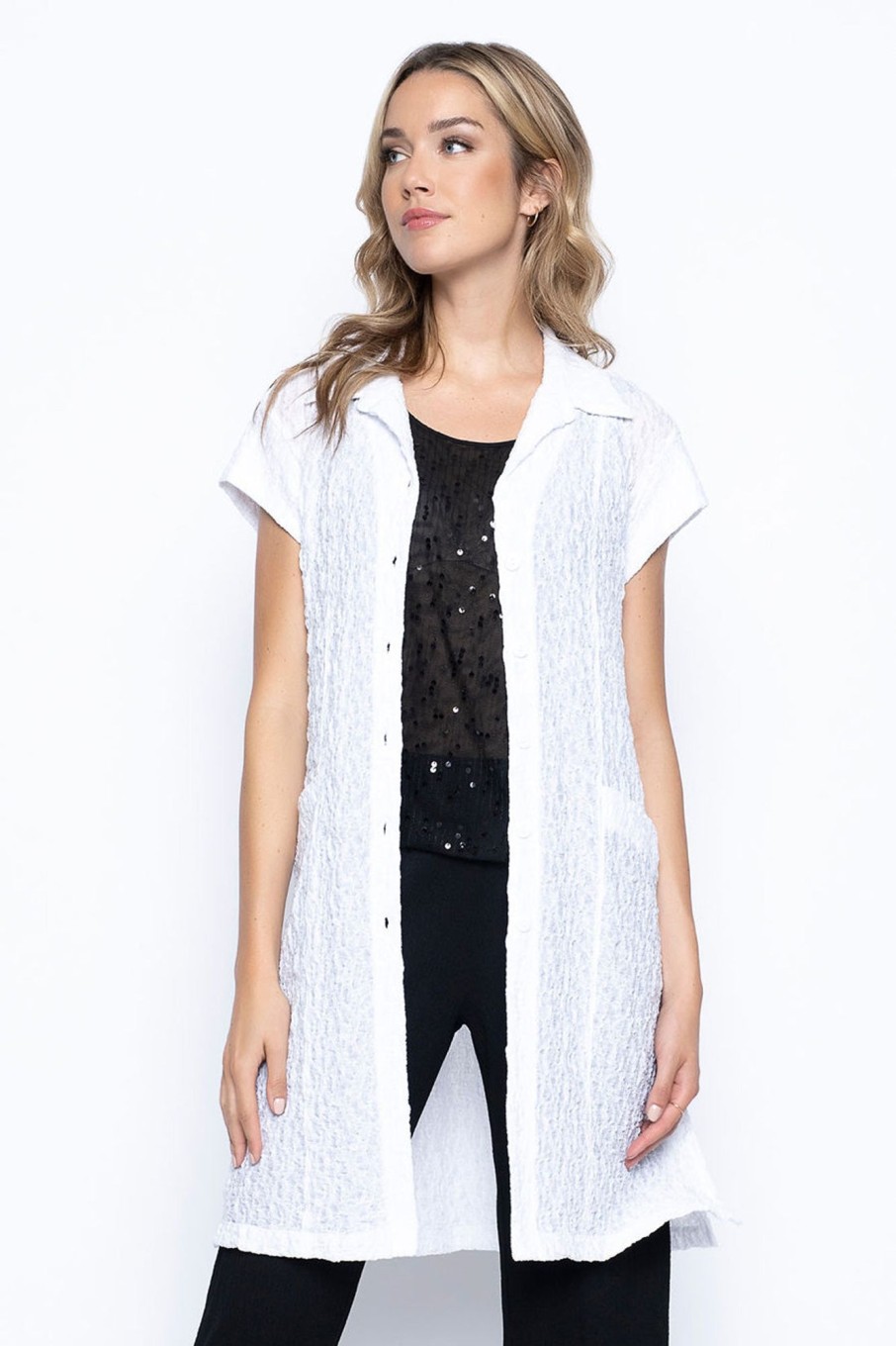 Picadilly Canada | Dolman Sleeve Shirt With Side Slits