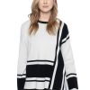 Picadilly Canada | Two-Tone Sweater Top Off-White/Black