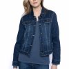 Picadilly Canada | Studded Denim Jacket Deep Denim