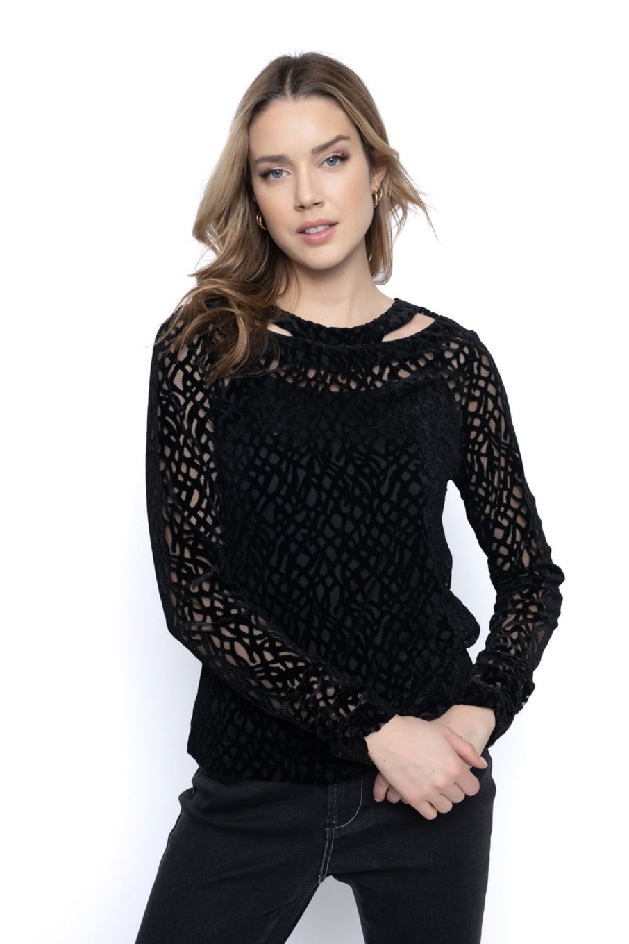 Picadilly Canada | Cutout Neckline Top